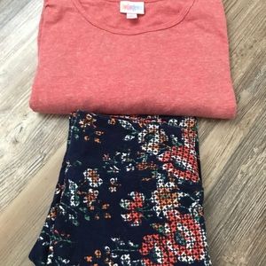 LuLaRoe Irma and Leggings Set